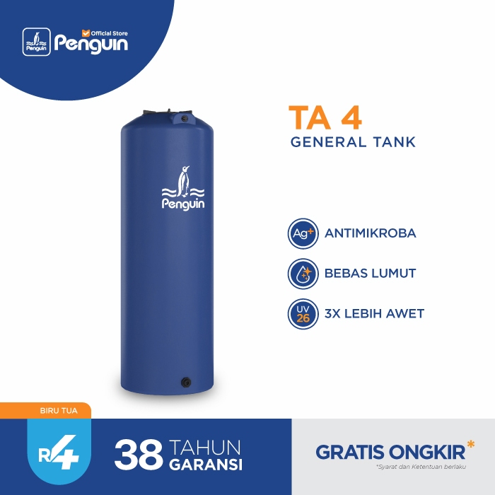 Penguin TA Series Toren Air Pinguin Tangki Air Tandon 400L 600L 800L dan 1000L Slim