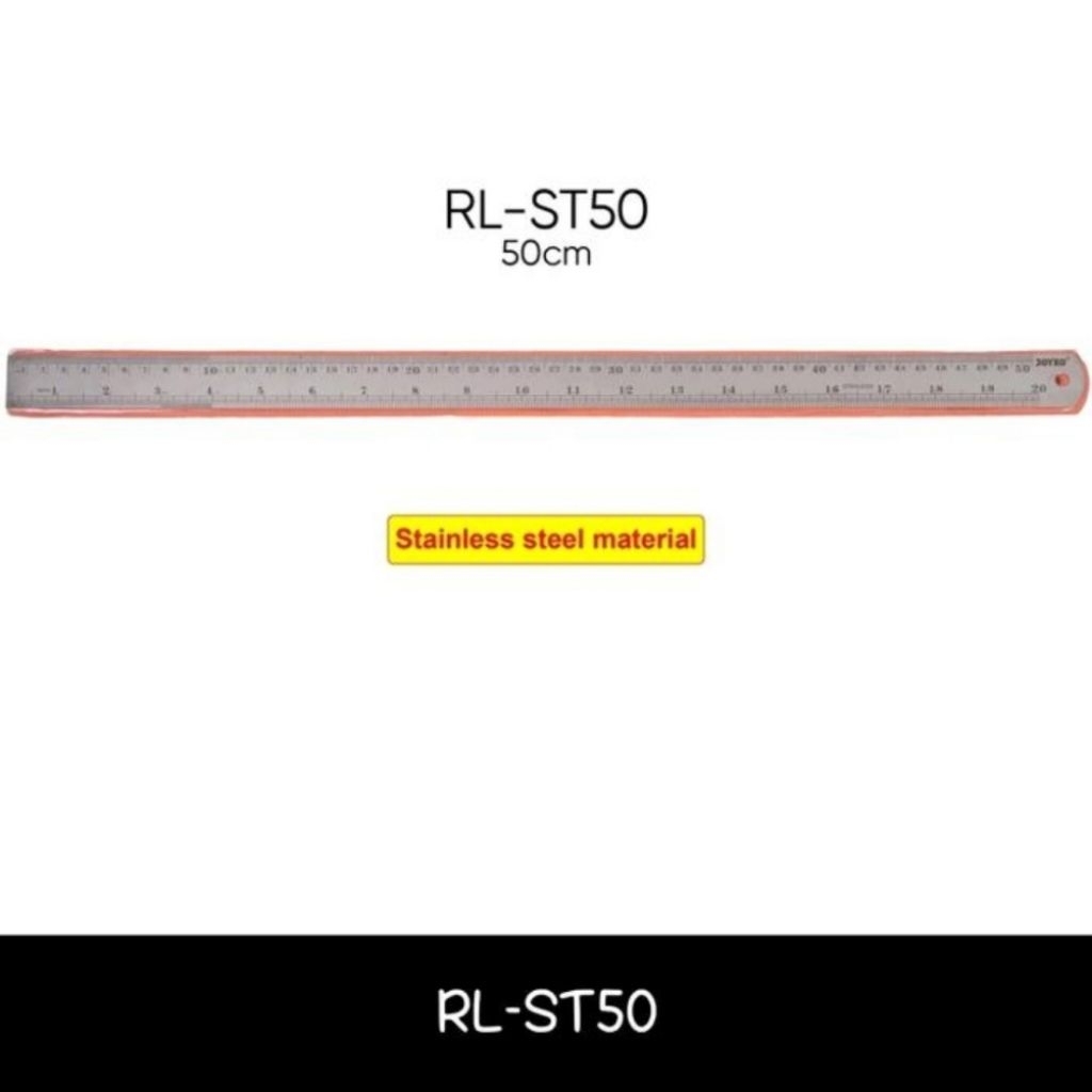 

Penggaris Joyko Besi 50 cm / Stainless