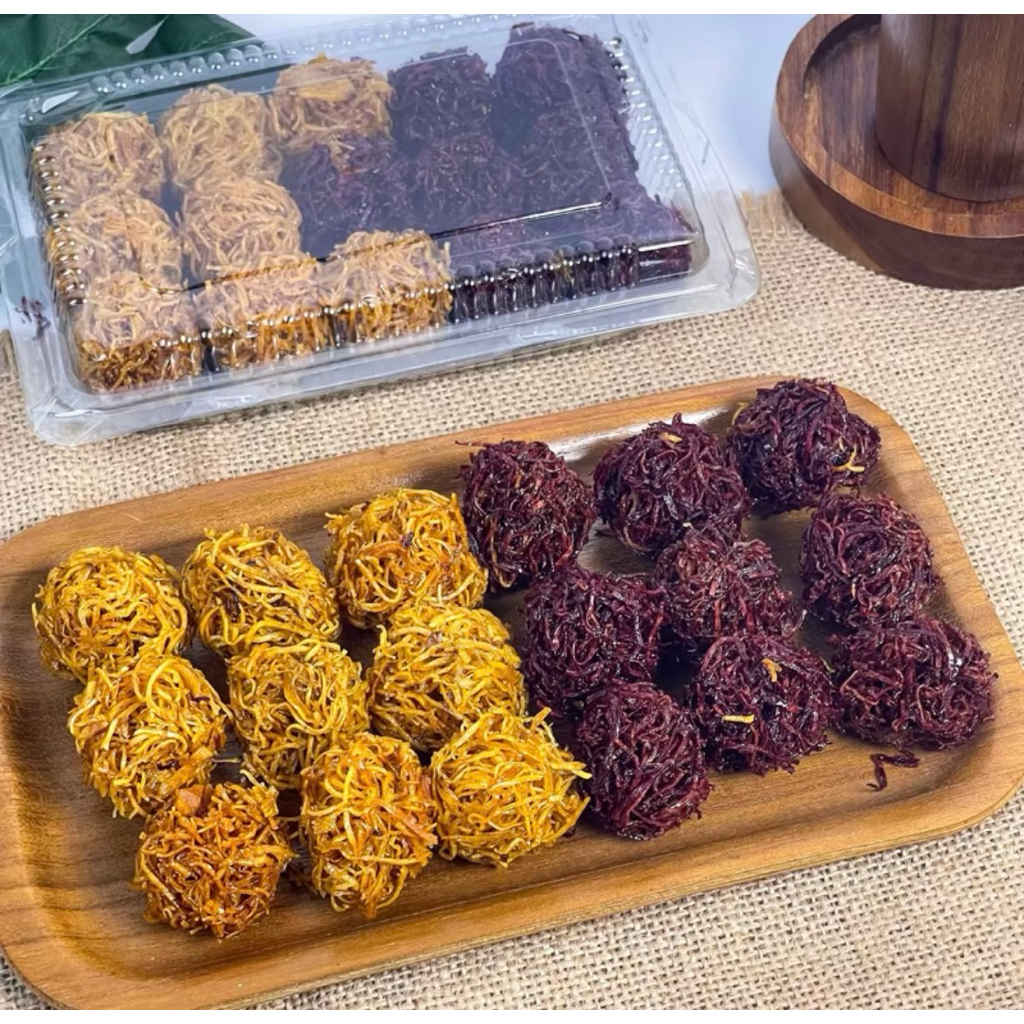 

Grubi Kremes Mika Besar Isi 42biji manis - Kremes Ubi Jalar Gula Merah Manis