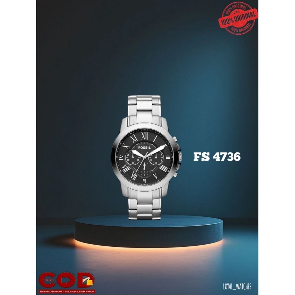 JAM TANGAN PRIA RANTAI ORI FS4736 FS-4736