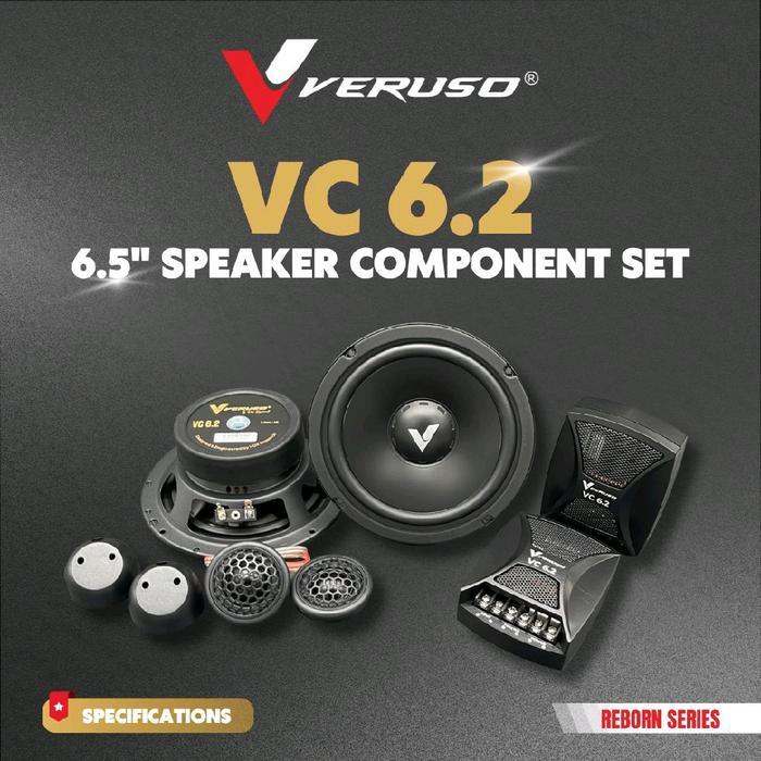 Speaker split 2way 6,5 inch Veruso VC 6.2 by Vox Research audio mobil by vox research