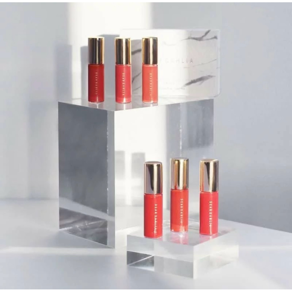 Dear Dahlia Lipstick liquid Paradise Dream Velvet Lip Mousse Tint Travel Size 1mL