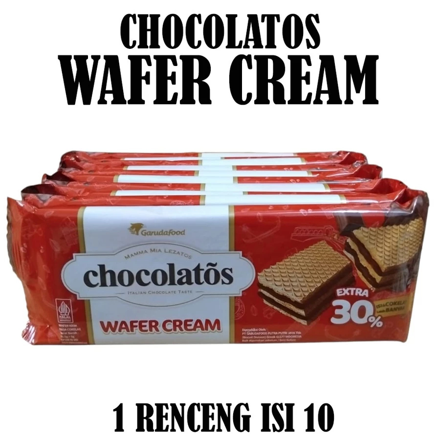 

(RCG) Chocolatos Wafer Cokelat Cream (10pcs)