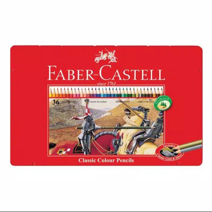 

Pensil Warna Kaleng Faber Castell Tin Case Classic 36 115846
