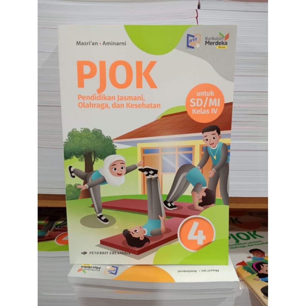 PJOK PENJASORKES ERLANGGA UNTUK SD KELAS 4 #Original