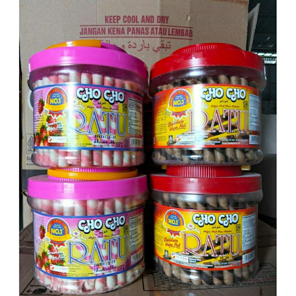 

Chocho wafer roll 320gr