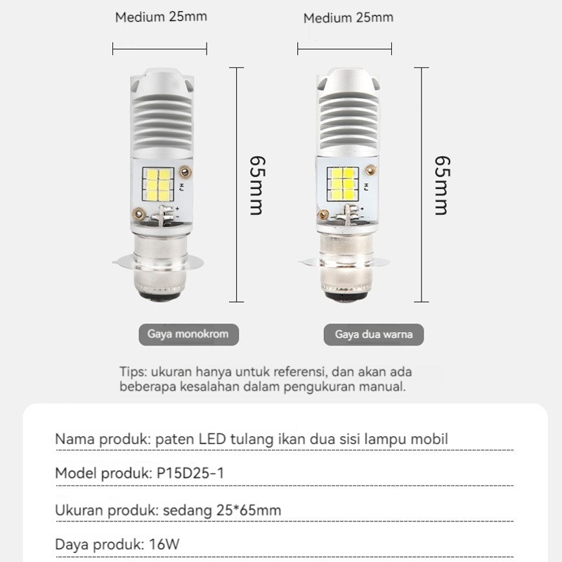 BEST DEALS SEAMETAL Lampu Led Motor H6 Lampu Depan Led Beat Fit Lampu Depan Led Supra X 125 Lampu