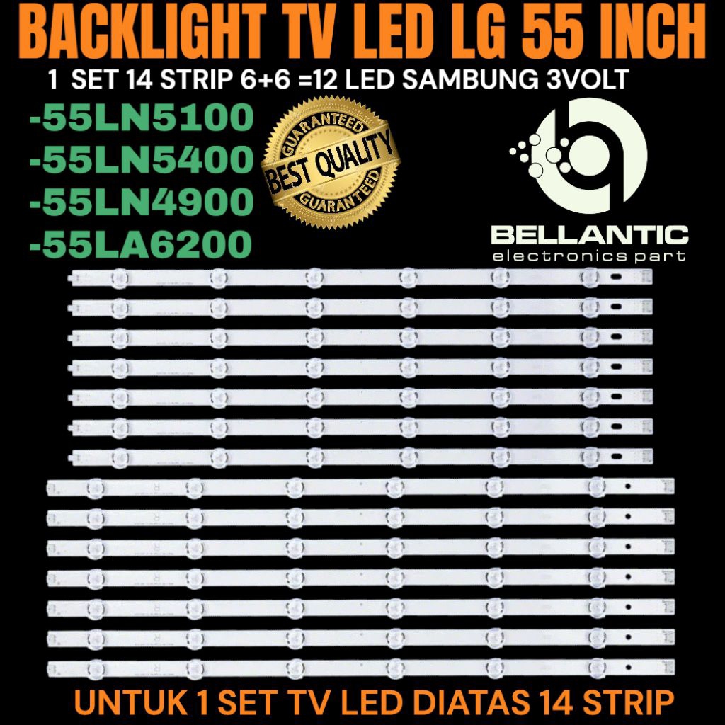 BACKLIGHT TV LED LG 55 INCH 55LN5100- 55LN4900- 55LN5400- 55LA6200 BACKLIGHT TV LED LG 55 INCH