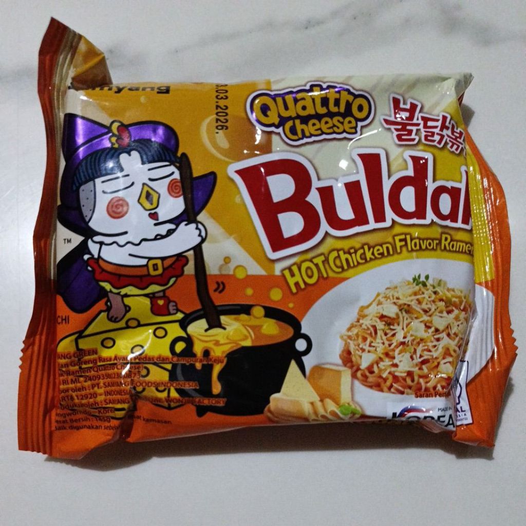 

Samyang Quattro Cheese Buldak Hot Chicken Flavour Ramen Made in Korea