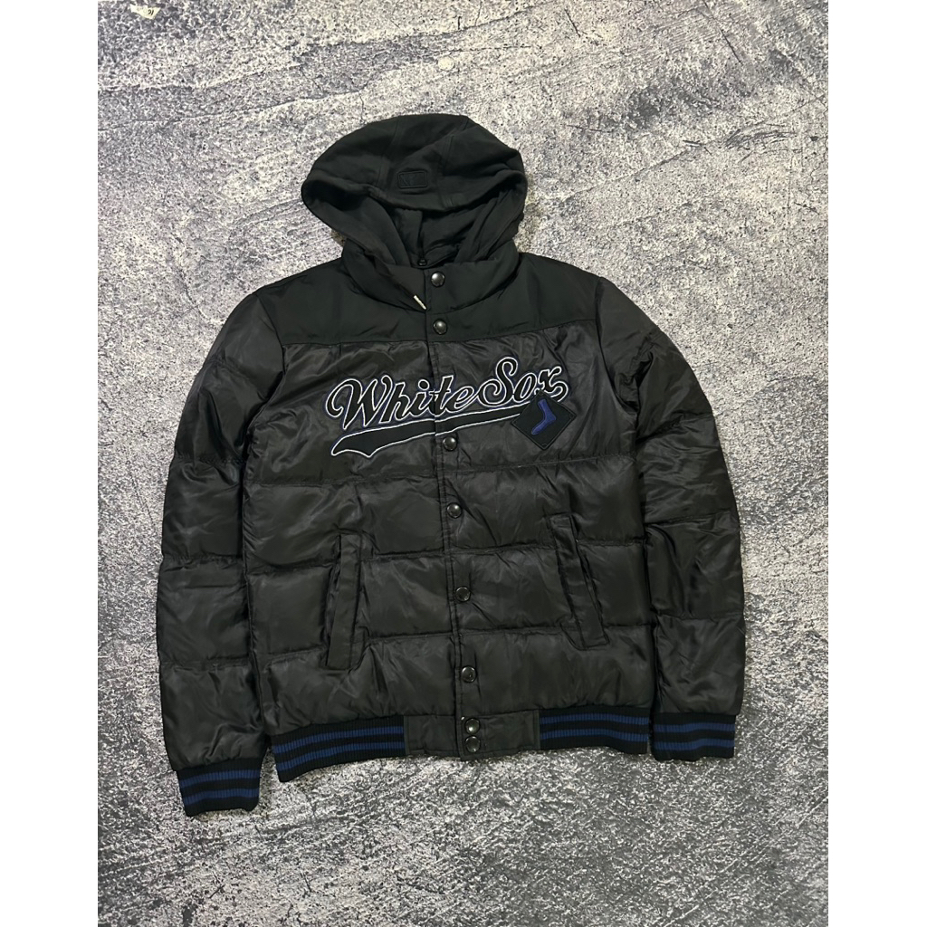 jaket gelembung bulu angsa (bulang) down jacket MLB whitesox