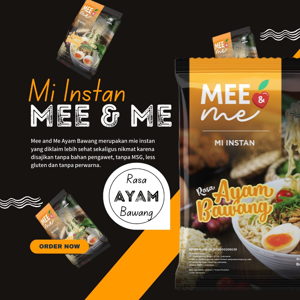 

Mi Instan rasa Ayam Bawang - Mee & Me Ayam Bawang - HNI HPAI
