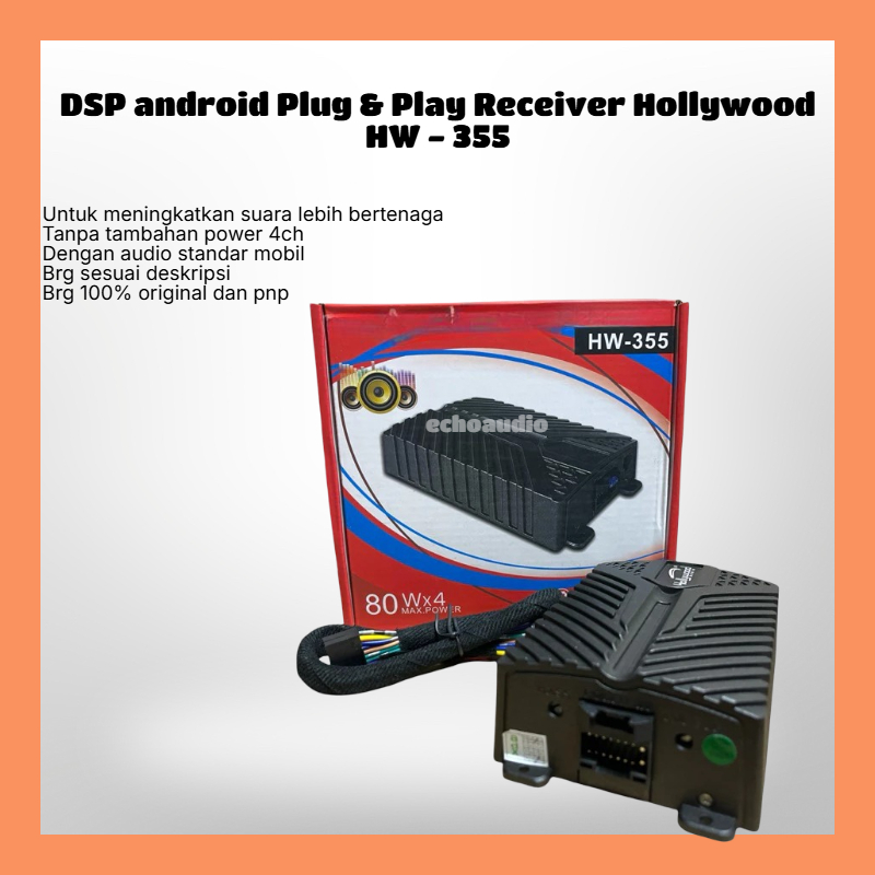 DSP android Plug & Play Receiver Hollywood HW - 355