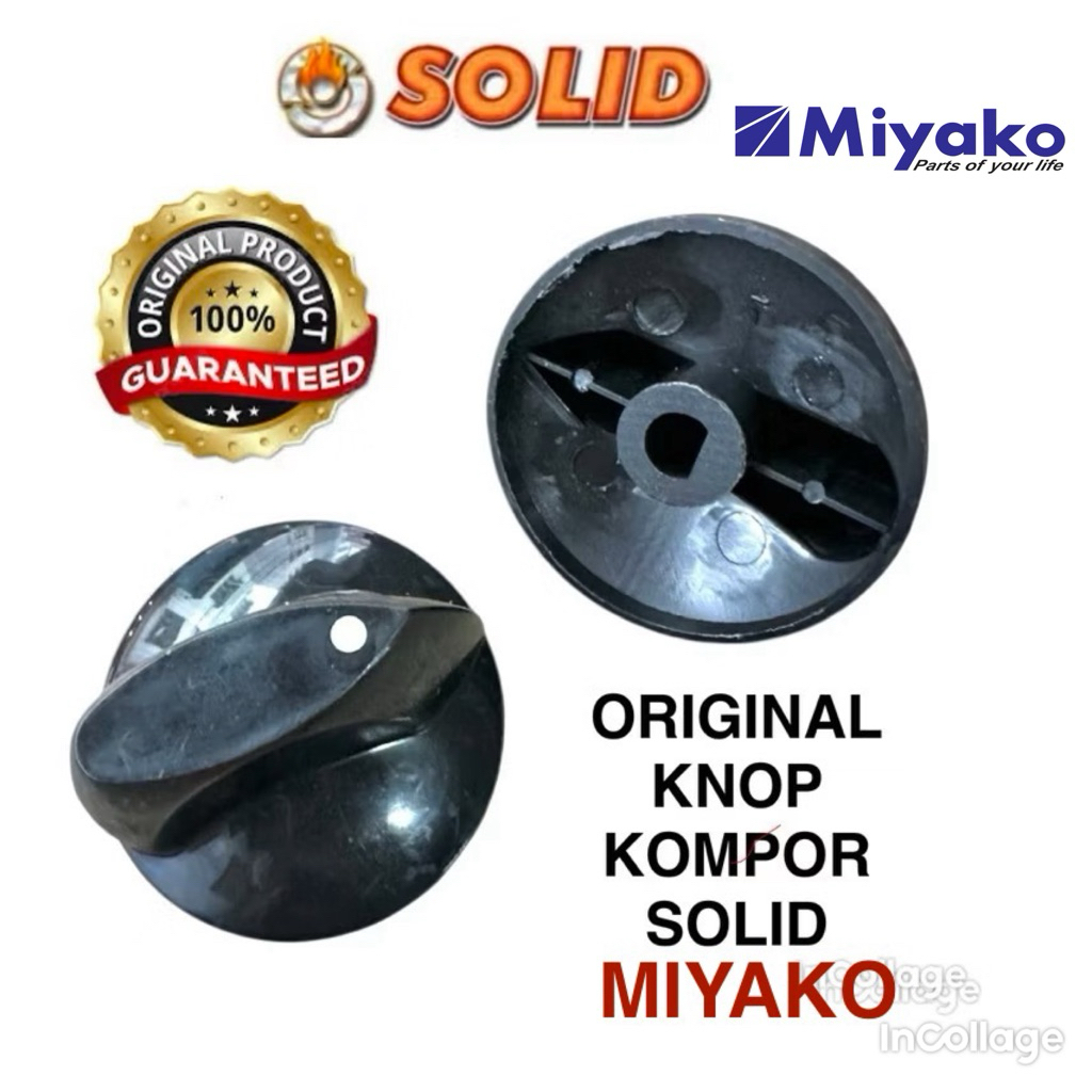 knop kompor SOLID UTU MIYAKO original