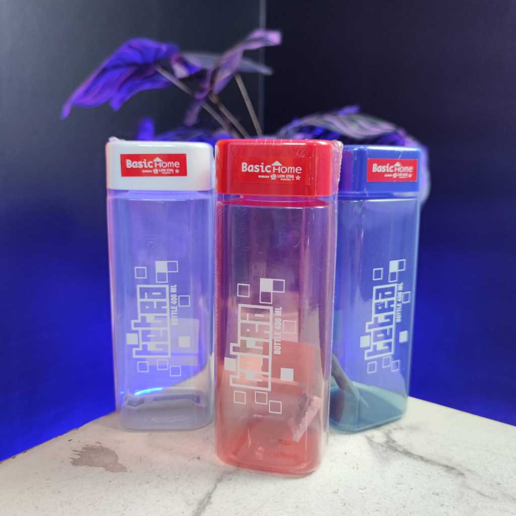 HARGA PROMO  Botol Minum Tetra 440Ml Tempat Minum Sekolah Botol Kulkas Tetra Basichome by jiro mall
