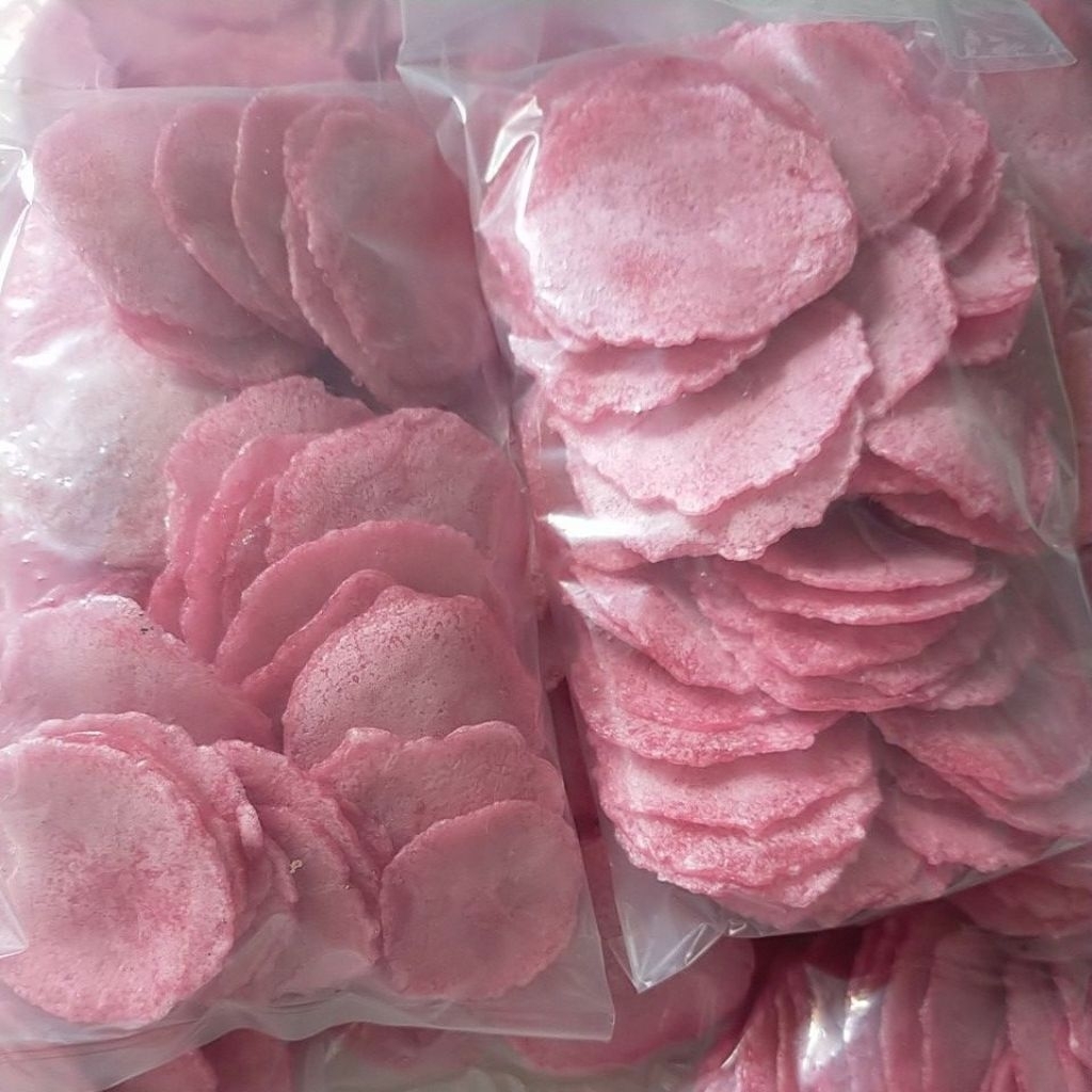 

Kerupuk jadul RO Aci aroma kencur (Mentah)