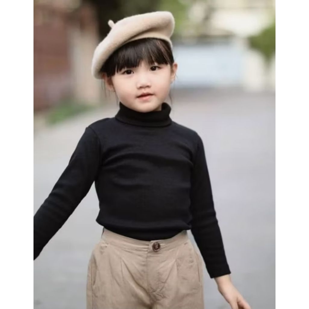 Baju Rajut cewek gaya korea turtleneck size XL