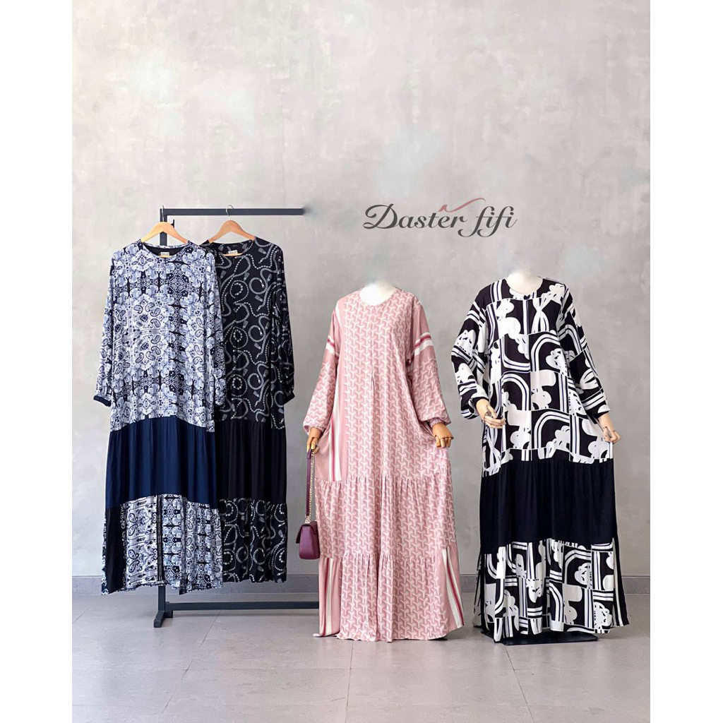 DIANE Gamis Bahan Katun Rayon Viscose Premium