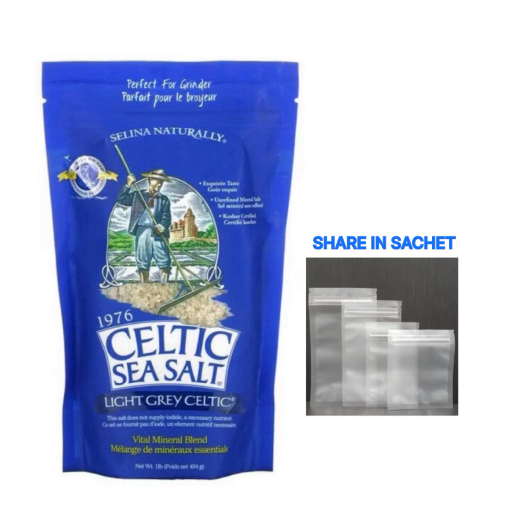 

Celtic Sea Salt Light Grey Celtic Share in Jar Sachet