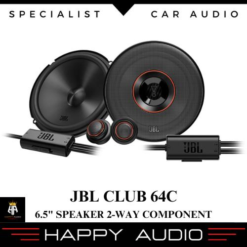 Speaker Split 2-Way Component System JBL CLUB 64C for Sound Quality Car Audio Mobil 6.5 Inch Mid Bas