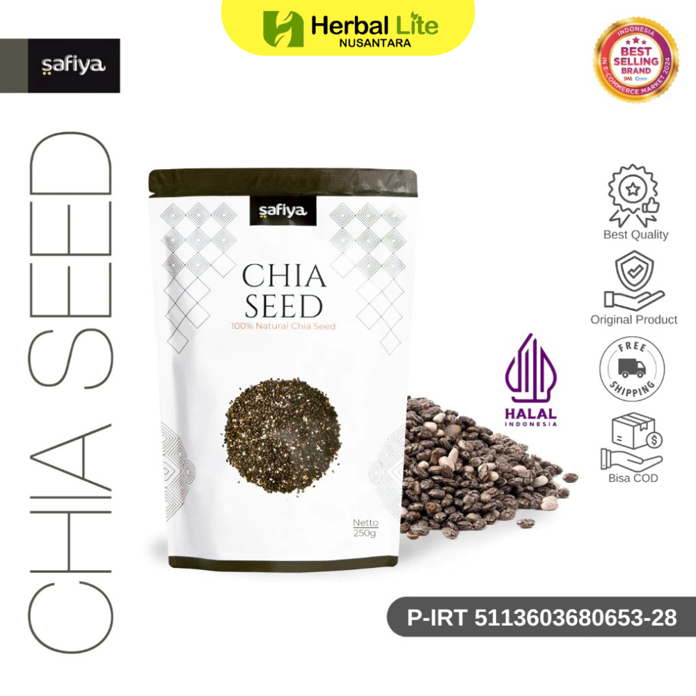 

Safiya Chiaseed Organik 250 Gram Chia Seed Premium