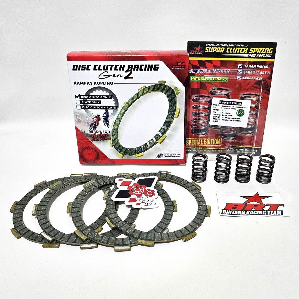 PAKET PER & KAMPAS KOPLING BRT GRAND C100 SUPRA X SUPRA FIT WIN ASTREA LEGENDA REVO Old Lama GEN 2 G
