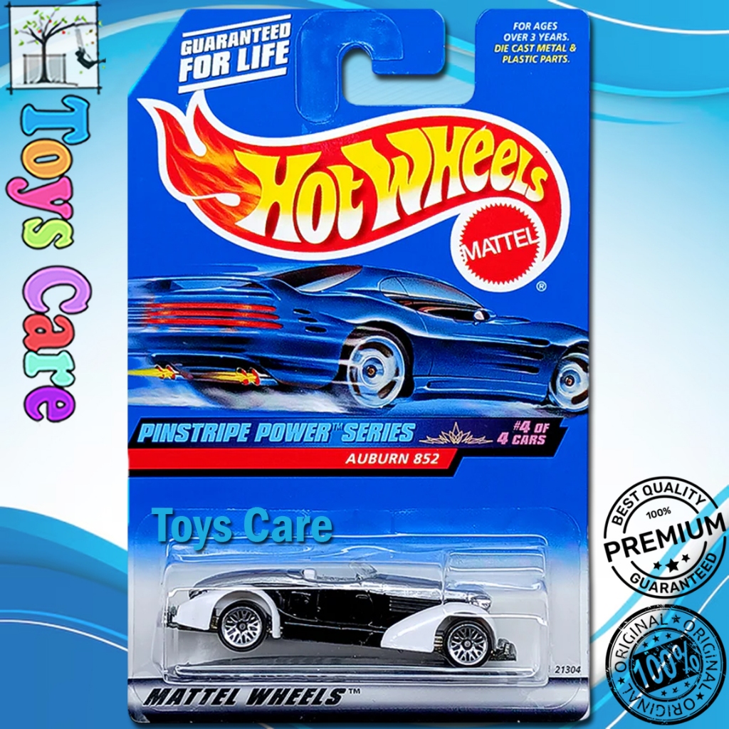 Hot Wheels Auburn 852 Putih 1999 Pinstripe Power Series