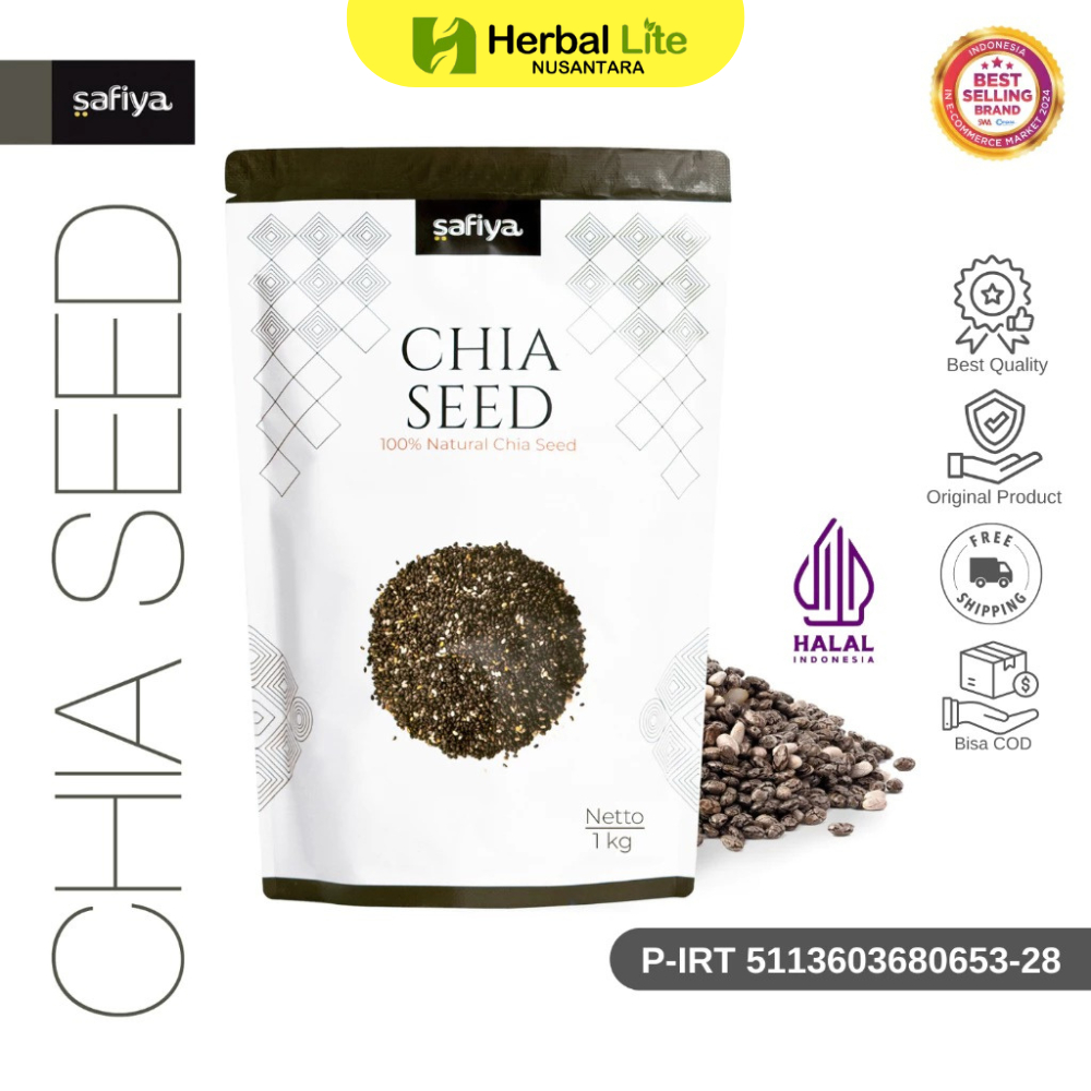 

Safiya Chiaseed Organik 1 Kg Chia Seed Premium