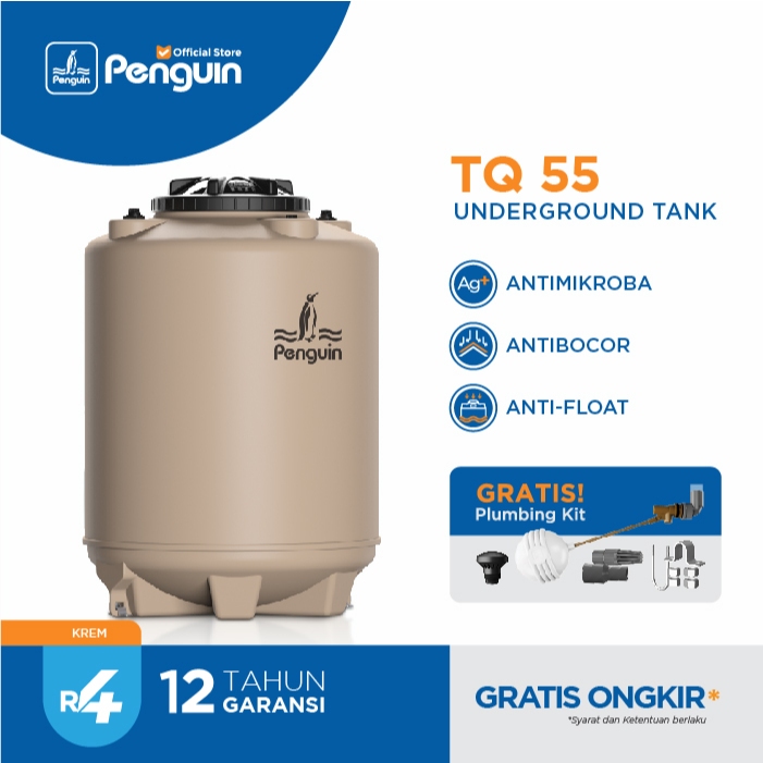 Penguin TQ 55 Toren Air Pinguin Tangki Air Tandon Tanam 500 liter - Tangki Bawah Tanah