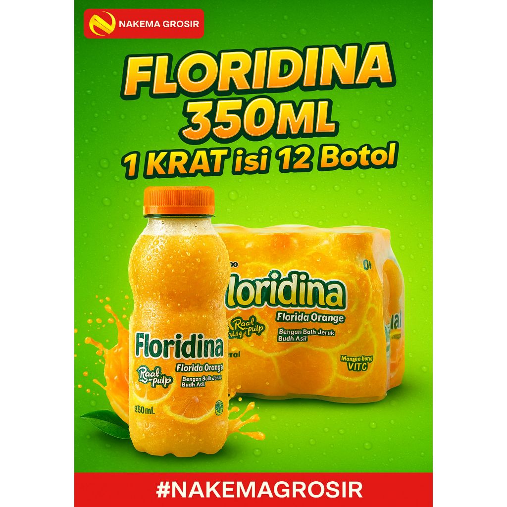 

FLORIDINA ORANGE 350 ml ISI 12 BOTOL - COCOK UNTUK WARUNG