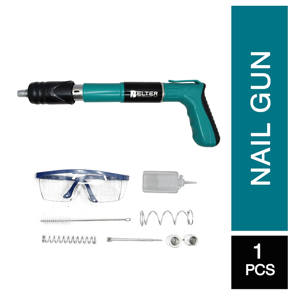 Nail Gun Fastening Gun Ramset Gun Alat Paku Tembak Paku Tembok Beton Paku Lurus Mini
