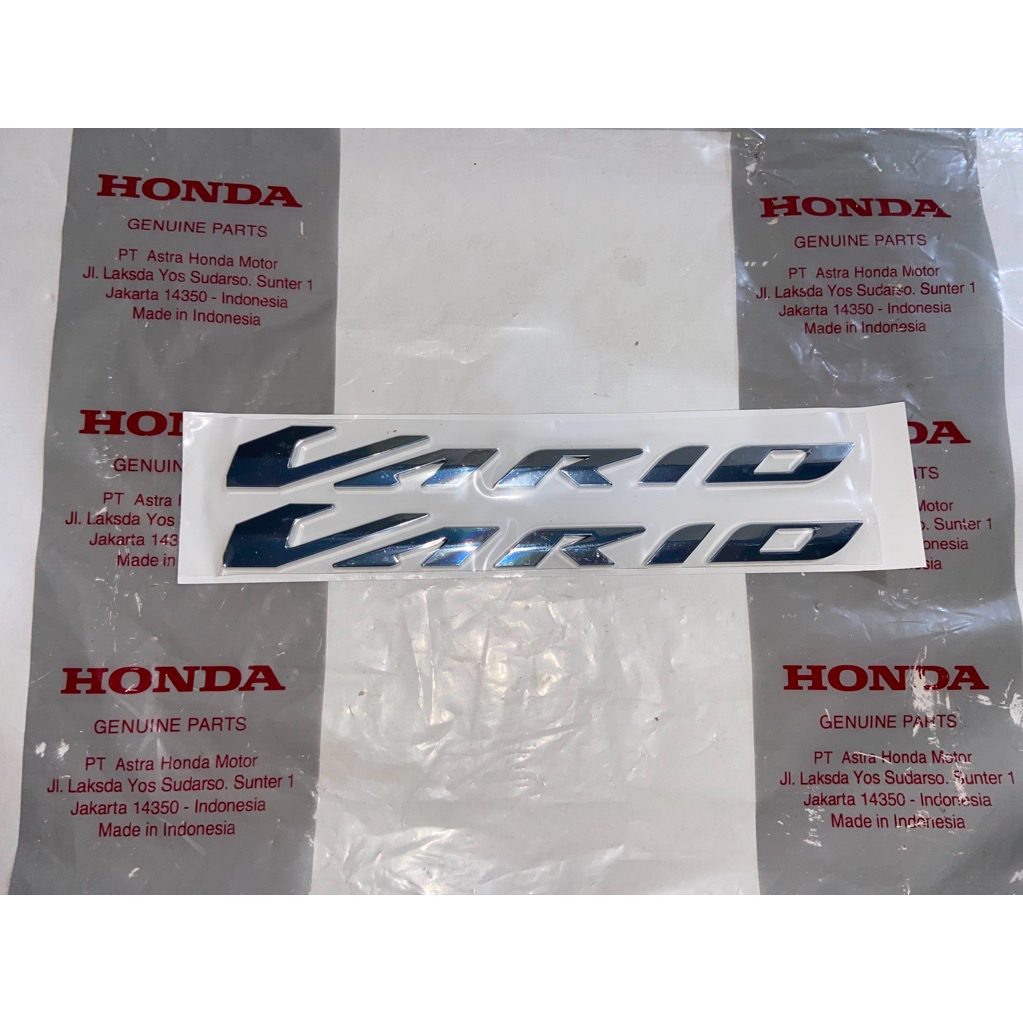 TERBARU Emblem Timbul New Honda Vario 150 Paket Emblem New Honda Vario 150
