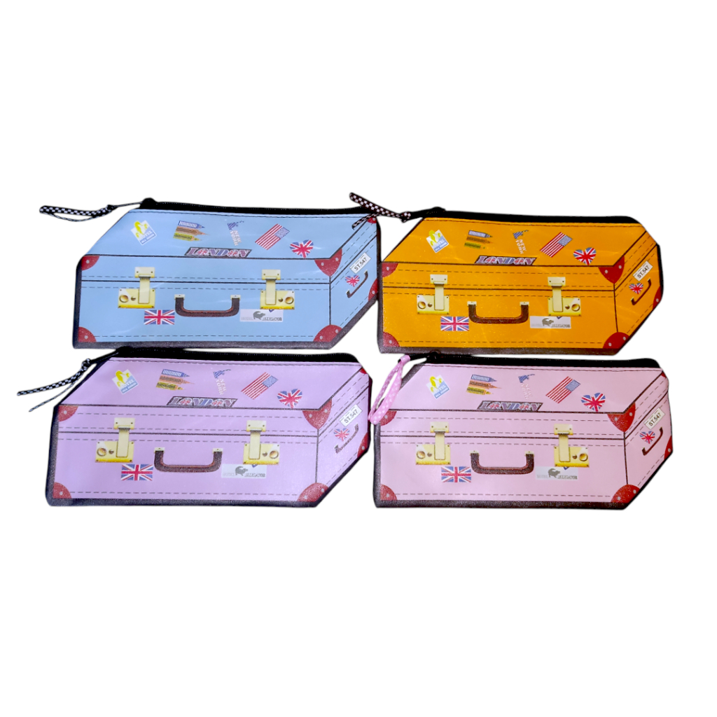 

Tempat Pensil / Pencil Case / Pouch Kain Koper London Shintoeng ST547