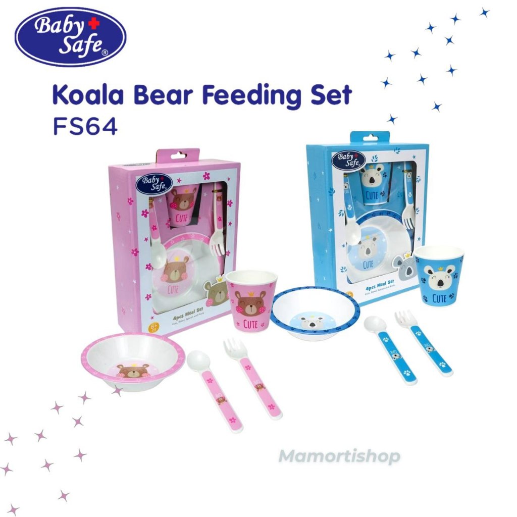BabySafe - FS64 - Feeding Set | Set Alat Makan Bayi