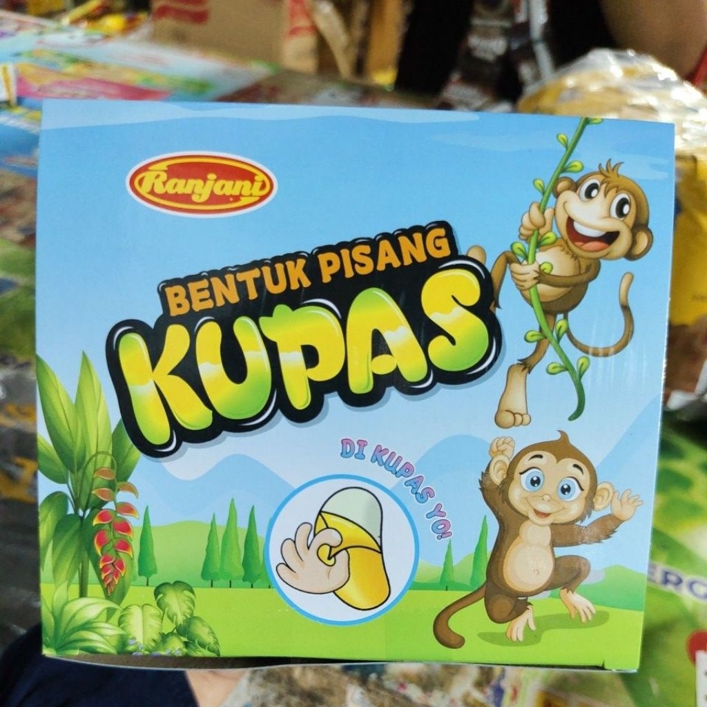 

GUMMY CANDY BENTUK PISANG KUPAS ISI 21PCS