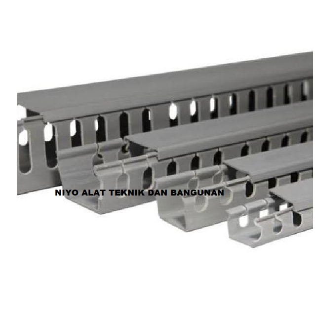 Cable Duct  Lubang 45 x 65 MM Panjang 1.7 meter  Pelindung Kabel Dakting Panel 4.5 x 6.5 cm x 170 cm