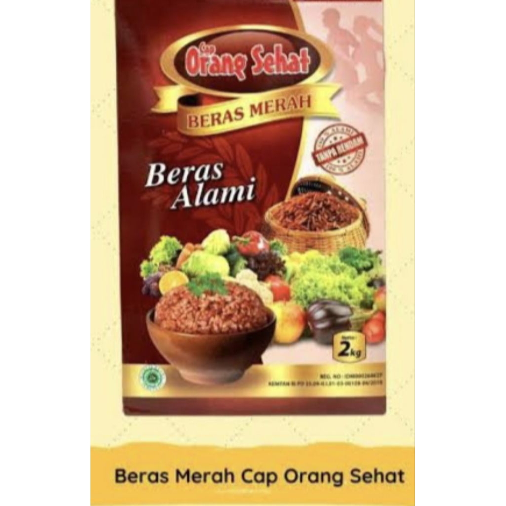 

Beras Merah Cap orang sehat 2 kg