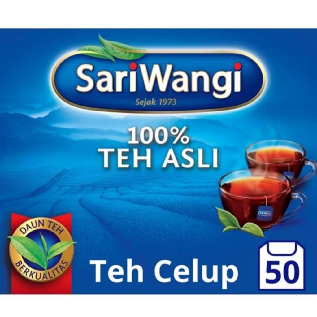 

SARIWANGI TEH ASLI CELUP ISI 50 PCS