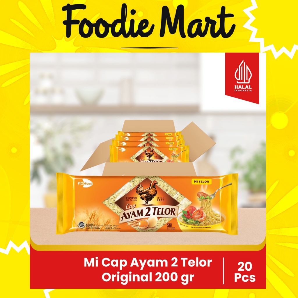 

[FOODIE MART] Mi Cap Ayam 2 Telor - Original - 1 Karton - 20 Pcs- 200gr