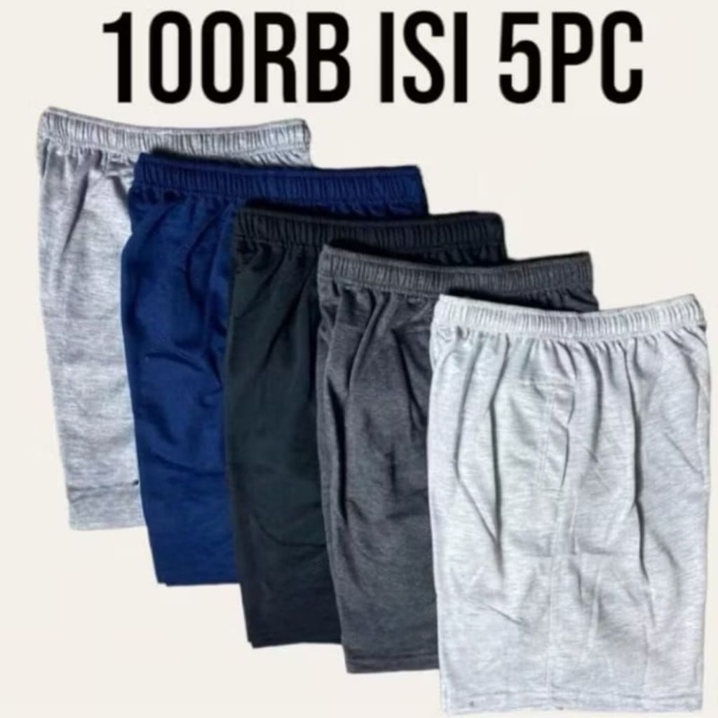 Paket 3 Celana Pendek kolor Pria Cowok Ukuran L XL XXL XXXL Celana Sport Pria Jumbo