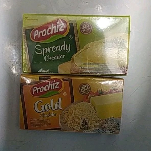 

Keju Prochizz Keju Cheddar 160gr/Keju Prochiz Oles Spready 160gr