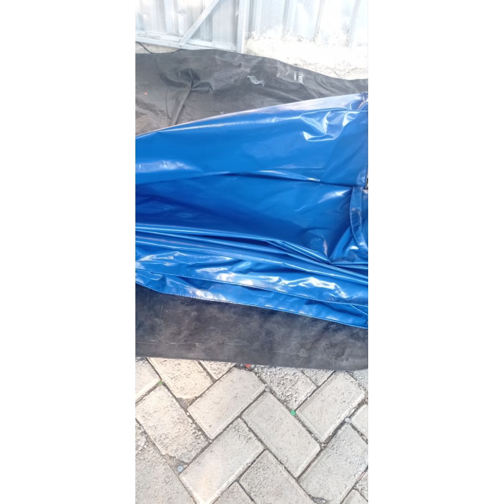 Sunbloom Terpal Semi Karet Super Uv Ukuran 4X6 4X7 4X8 5X6 5X7 6X5 6X6 Biru Waterproof