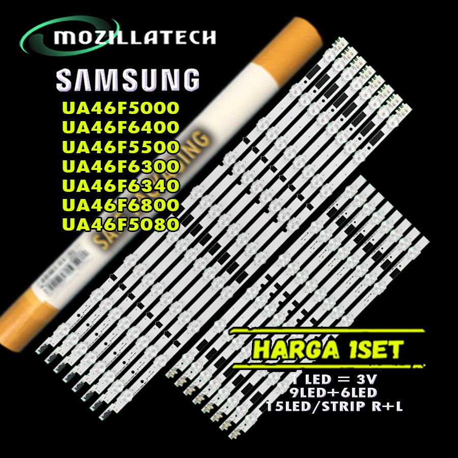BACKLIGHT TV LED SAMSUNG UA46F5000 UA46F6400 UA46F5500 UA46F6300 UA46F6340 UA46F6800 D2GE-460SCA-R3