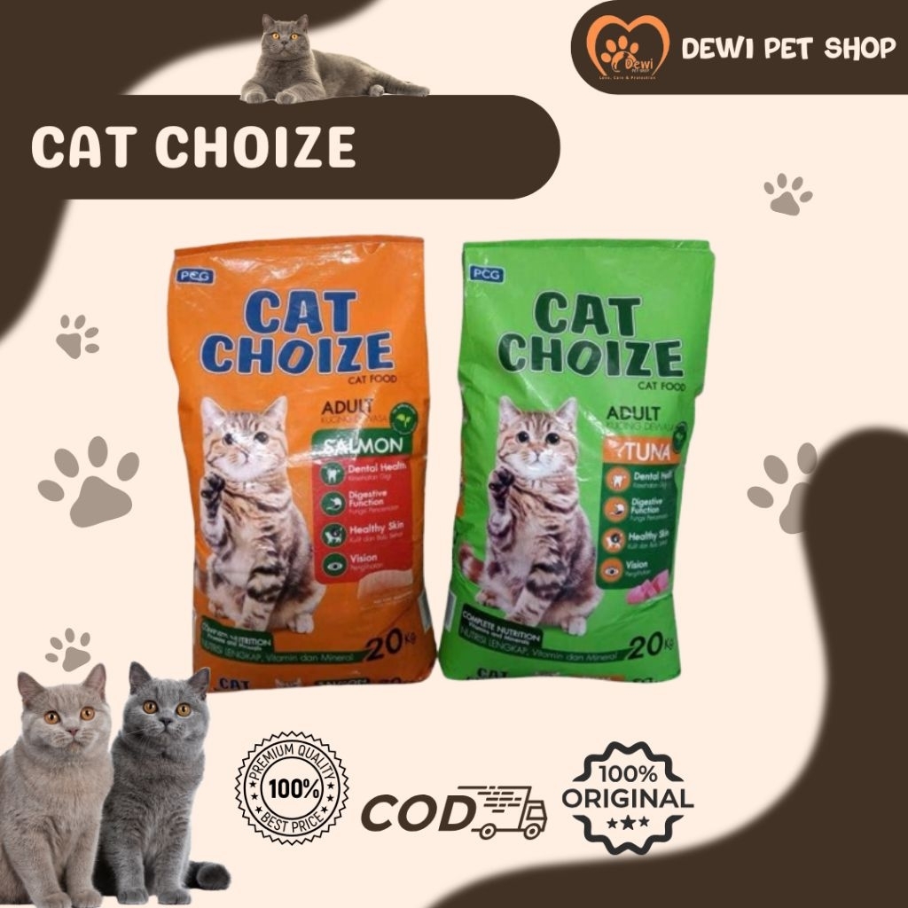 Cat Choize 20kg ( 1 karung ) - Makanan seimbang untuk kucing sehat