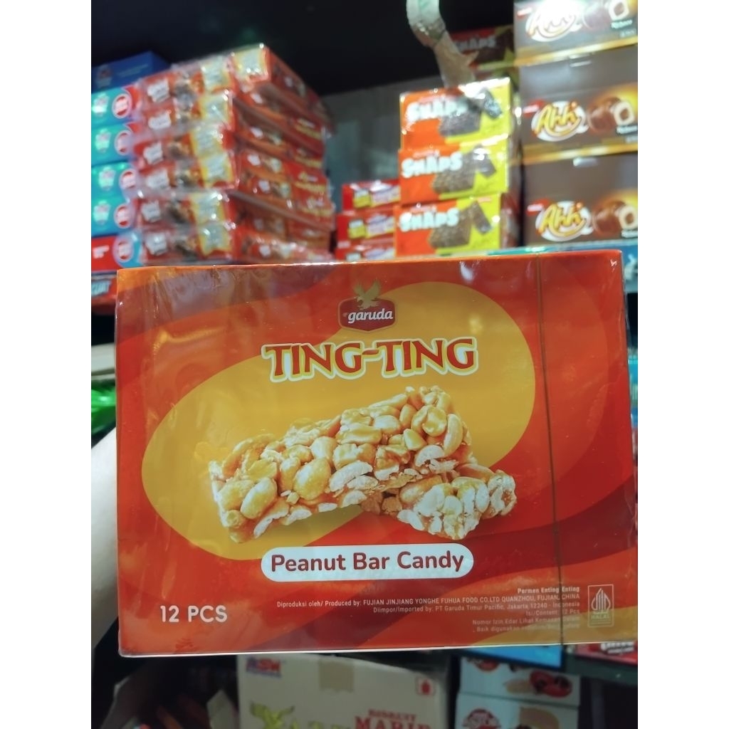 

Garuda Ting Ting Peanut Bar Candy (isi 12)