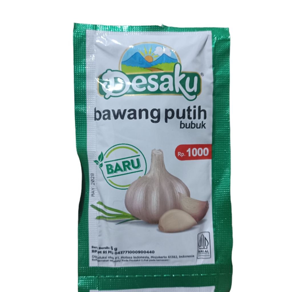 

Desaku Bawang Putih Bubuk Sachet 5gr Bumbu Instant