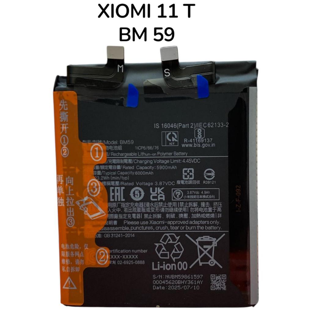 Baterai batre BM-59 BM 59 Xiomi mi 11T baterai battery Original bm 59