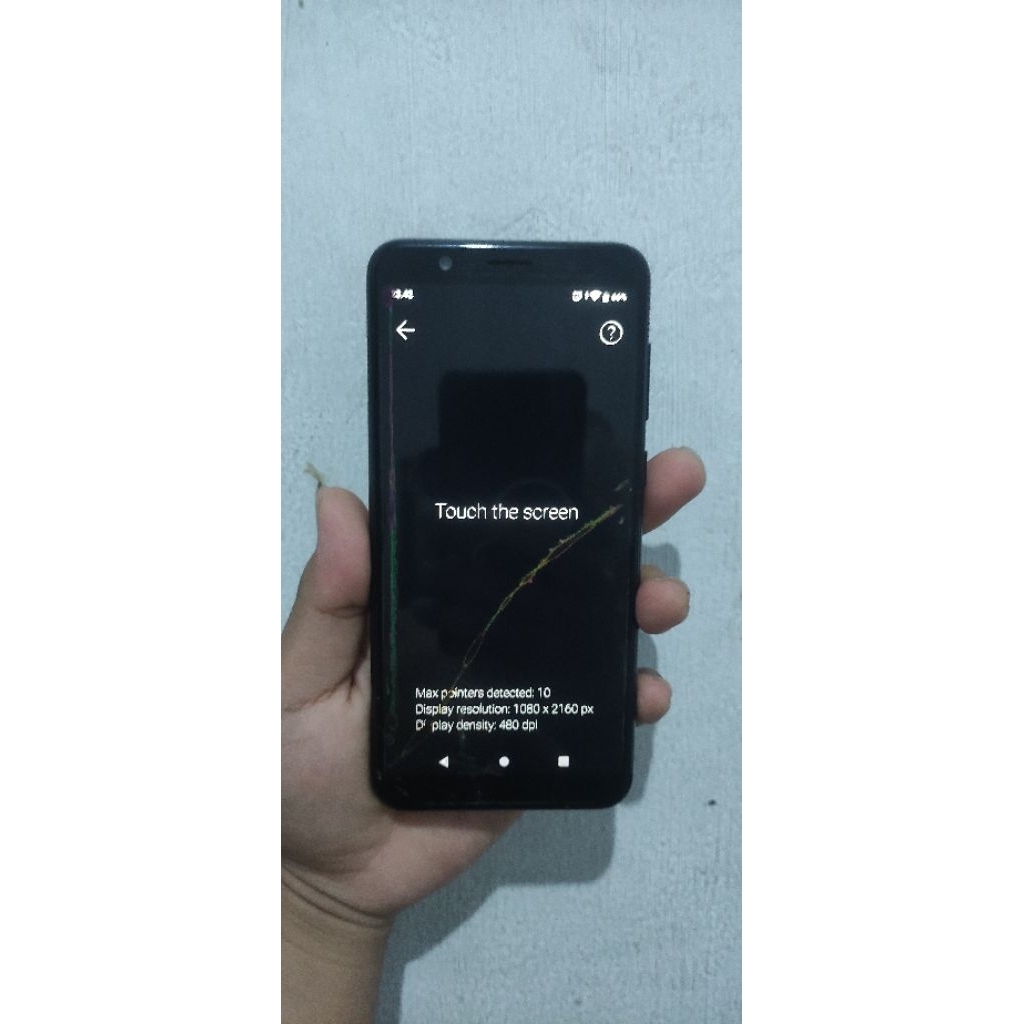 LCD Asus Max pro m1 copotan minus