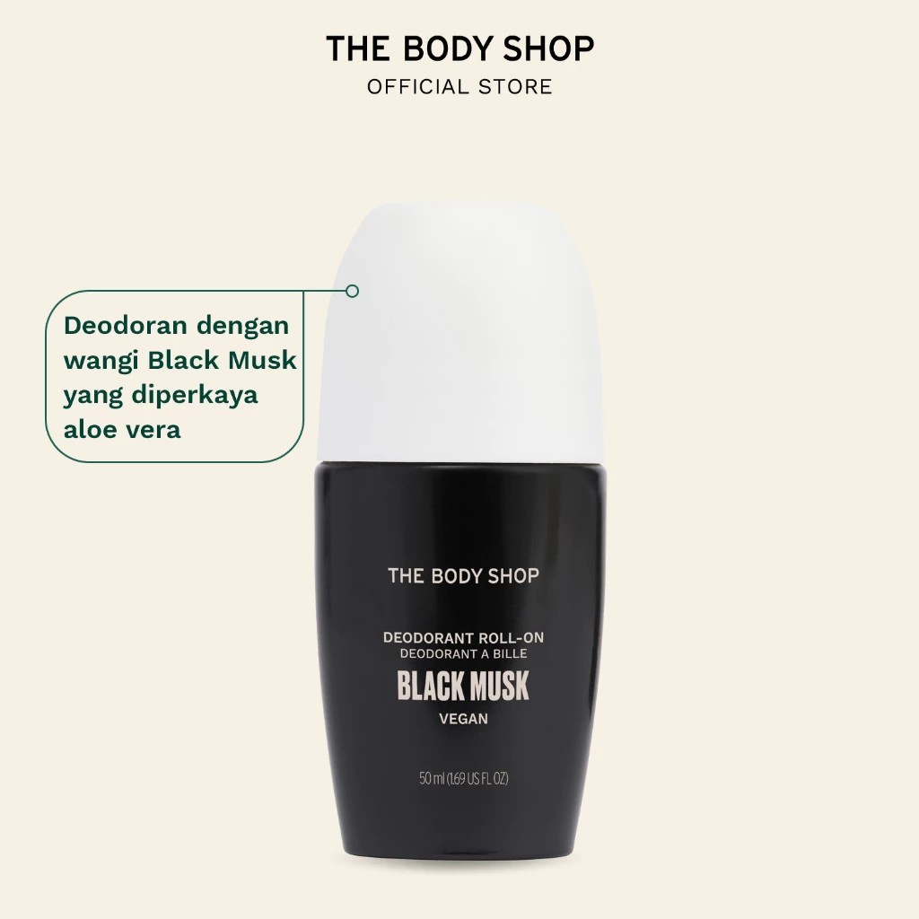 The Body Shop Black Musk Deodorant Roll-On 50ml