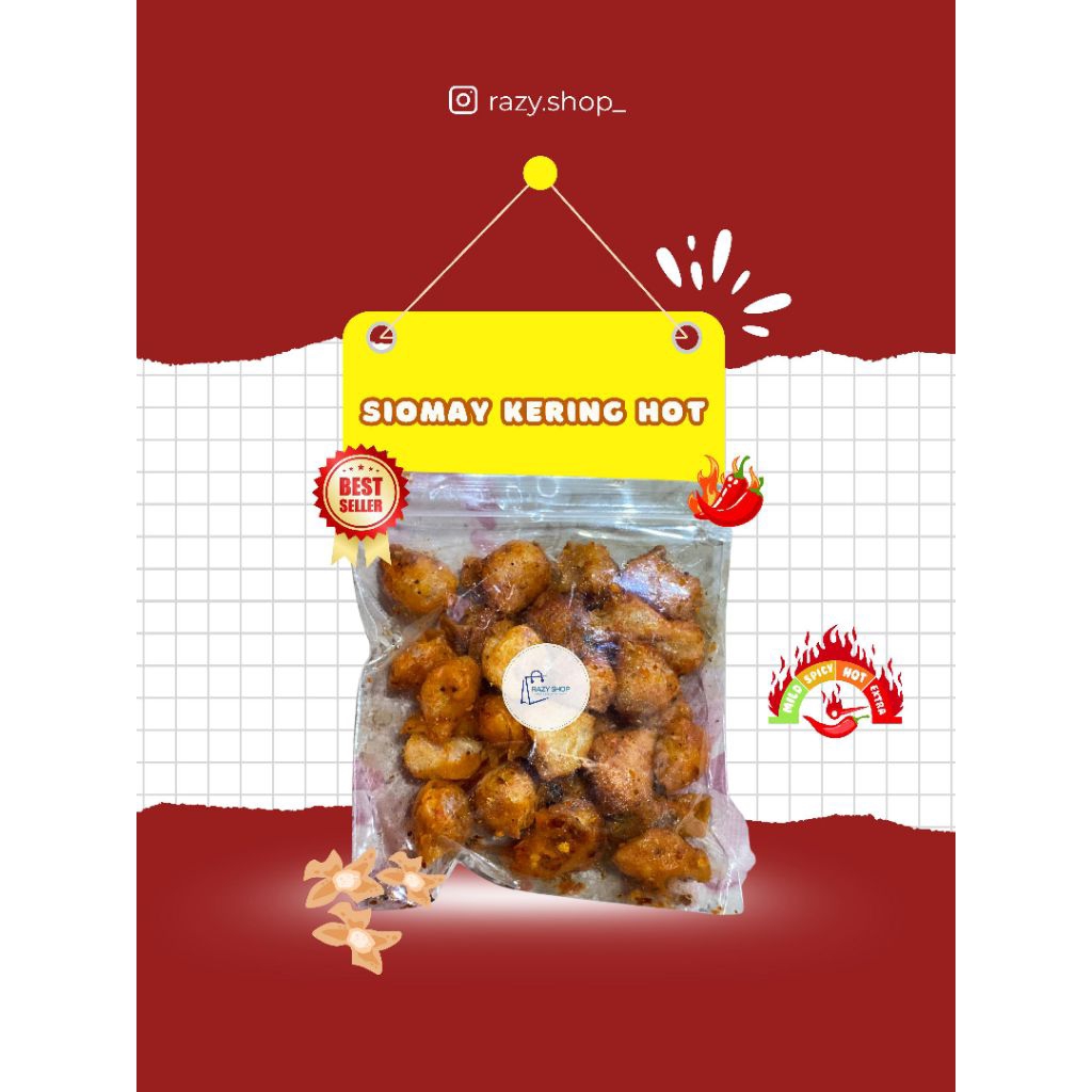 

[READY STOCK] siomay kering pedes