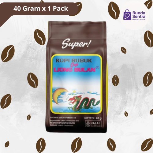 

Kopi Liong Bulan 40g (1 Pack Isi 10 Bungkus)– Aroma Khas & Rasa Mantap, Kemasan Praktis